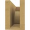 Ekena Millwork 4in. W x 6in. H x 12in. L Rivera Woodgrain TimberThane Rafter Tail, Primed Tan RFTUR04X06X12RIVRCPR - alternate 3